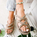 Bohemian Rope Sandals - Shoe Candy Shop