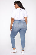 Stretch Ripped Women Plus Size Jeans Plus Size Jeans - Shoe Candy Shop