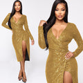 Sequin Dress Fashion Nightclub Sequin Dress - Shoe Candy Shop